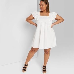 Wild fable white dress very popular